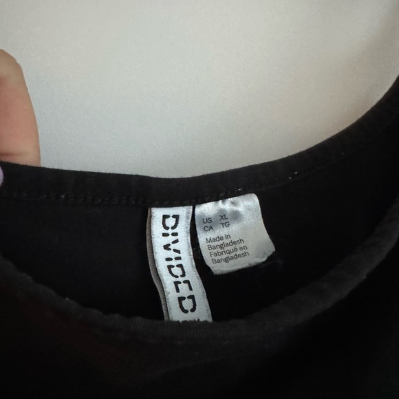 XL H&M crop tank top in black - Picture 3 of 4